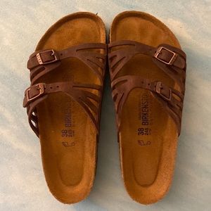 Birkenstock Granada Habana Oiled Leather Size 38